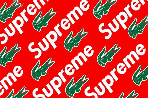 trama louis vuitton con simbolo lacoste|supreme x lacoste collection.